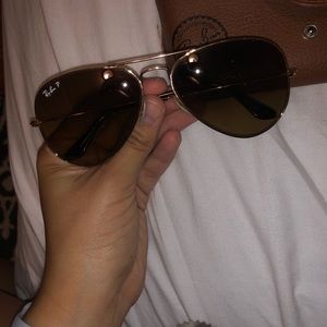 Ray Ban Aviator - gold  / polarized